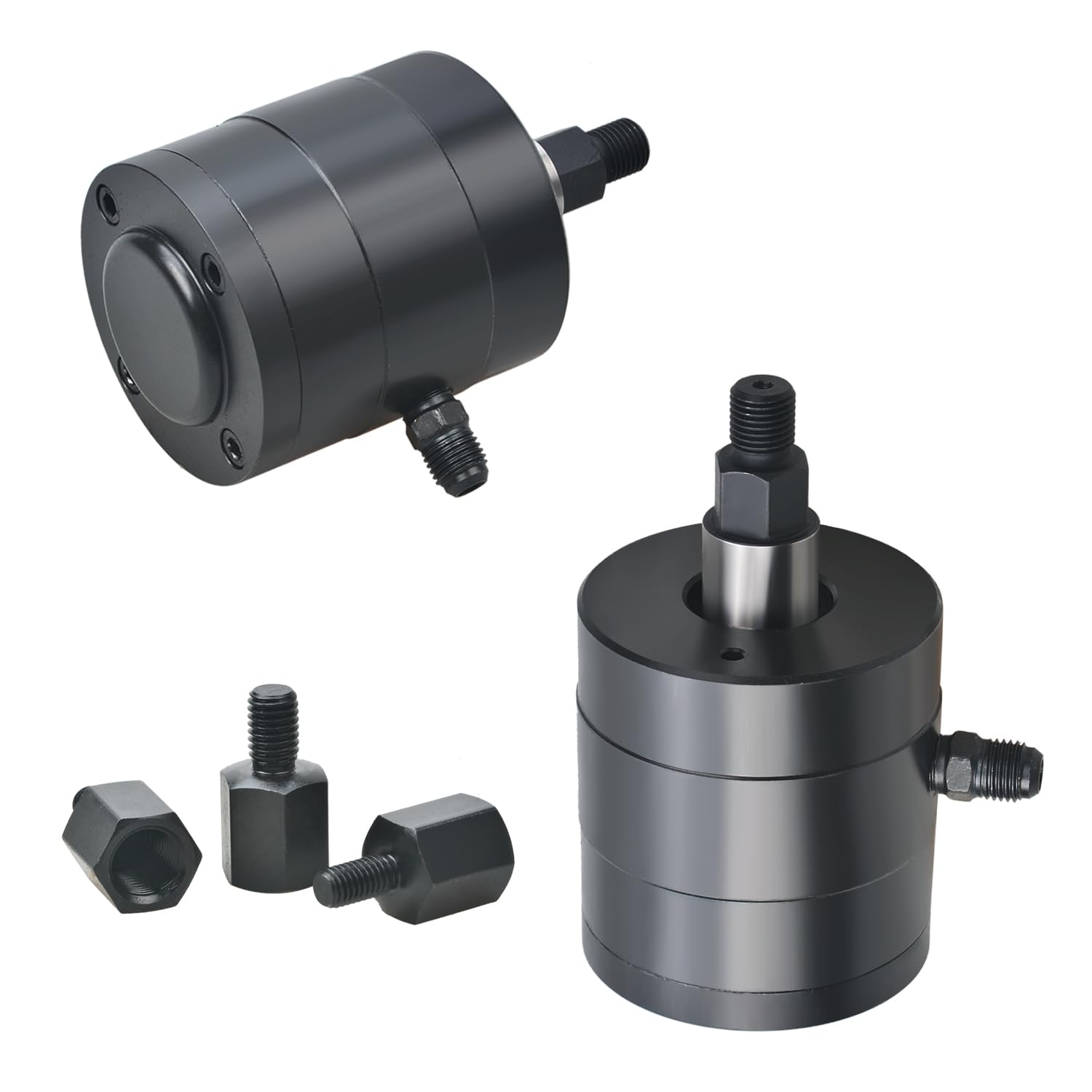 21 Piezas Juego de Extractor neumático de inyectores para Motores diésel, Kit de extracción de inyectores con 19 adaptadores