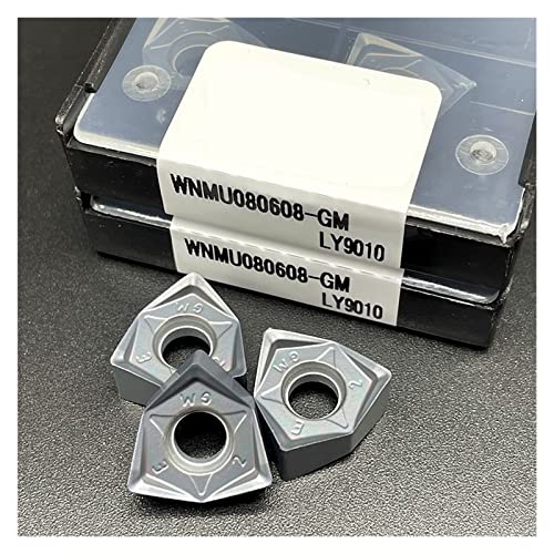 Insertos WNMU080608 GM LY9010 que solucionan la rotura en el fresado plano