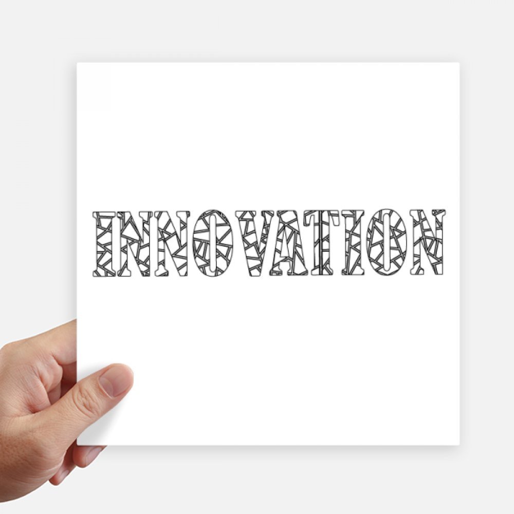 Stickers de cita sobre innovación para decorar tu zona de trabajo y maleta de viaje