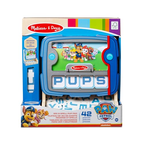 Melissa & Doug PAW Patrol Wooden See & Spell Pup Pad Game - FSC Certified - image 3