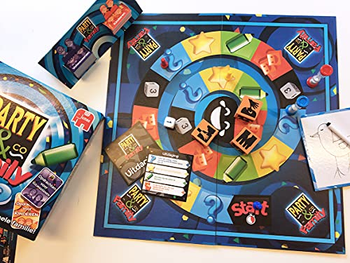 Party & Co. Quizspiele für Familien, Kinder und Erwachsene - Brettspiel (Quizspiele, Kinder und Erwachsene, 25 Minuten, 50 Minuten, Jungen/Mädchen, 8 Jahre und älter) - (niederländische Version) – Bild 4