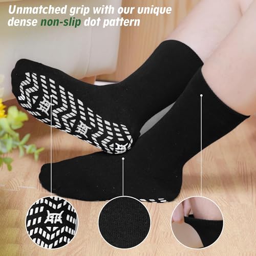 Image of Artfasion Non Slip Socks Men: Grip Anti Slip Socks for Seniors Hospital Yoga Pilates