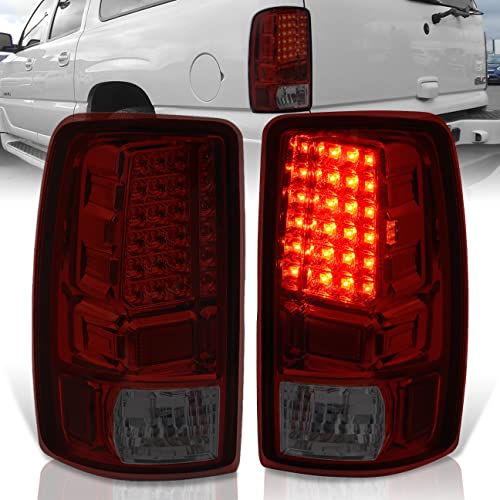 Ajp Distributors Led Tail Lights Brake Stop Signal Driving Lamps Pair Compatible/Replacement For Suburban Tahoe Yukon Xl 1500 2500 Liftgate Door 2000 2001 2002 2003 2004 2005 2006 00 01 02 03 04 05 06 #TOP26