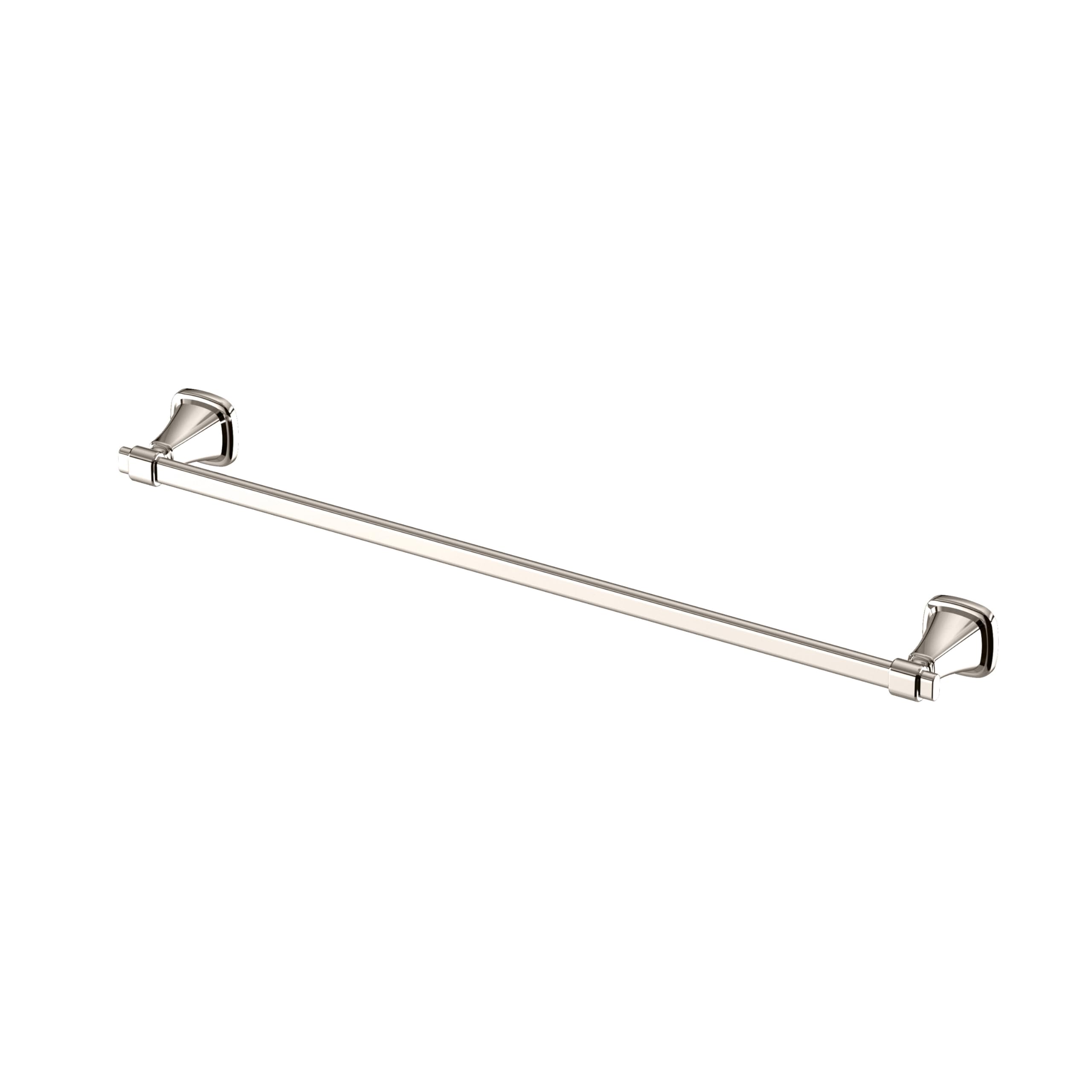 Gatco 5510PN Beverly Towel Bar | Elegant Wall-Mounted Bathroom Towel Bar | Luxury Design, Heavy Duty Metal, EZ Ancor Mounting | Polished Nickel Finish
