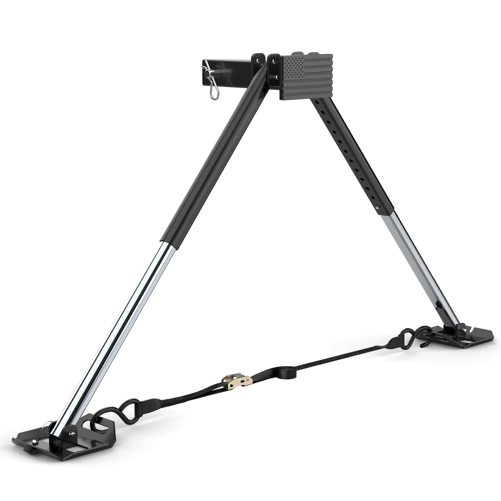 New Upgraded RV Hitch Stabilizer for 2" Receivers, Adjustable RV Hitch Mount Stabilizer, Camper Rear Hitch Stabilizer Reduces Trailer Shaking & Sway (Patent)