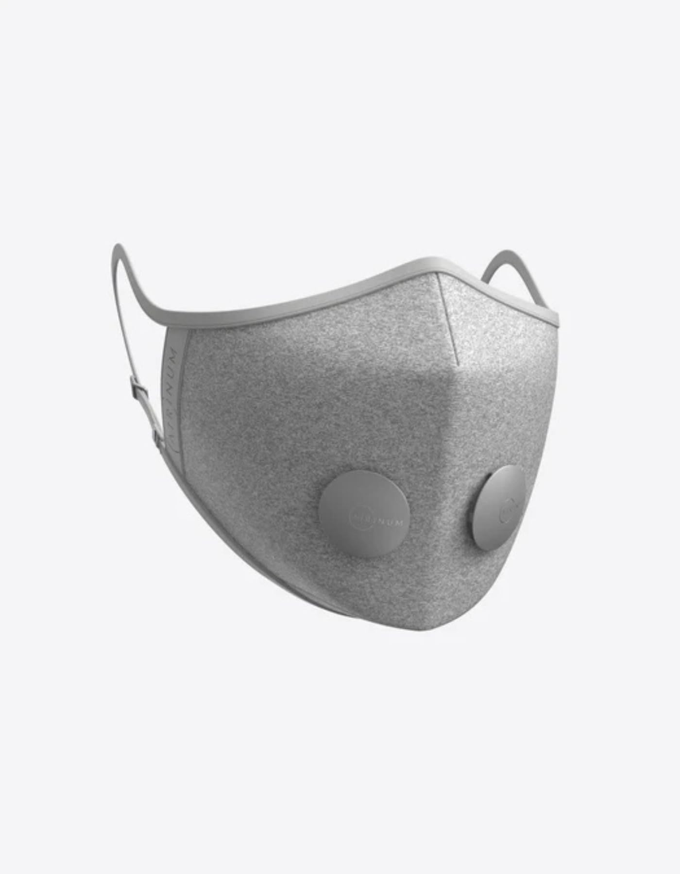 Airinum, Urban Air Mask 2.0 Masque Anti-Pollution, Masque de Protection Respiratoire Réutilisable et Ajustable Contre la Pollution Atmosphérique, les Allergènes et les Bactéries - Quartz Grey L