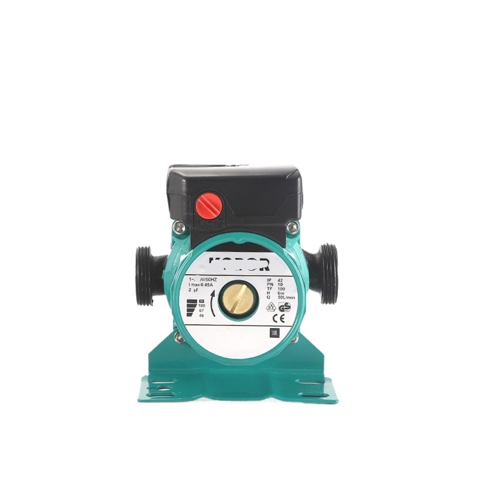 100W 250W 320W Zentralheizung Warmwasser-Umwälzpumpe Superstatische Heizpumpe Heizung Zentralheizung Kessel(US,100W 47mm)