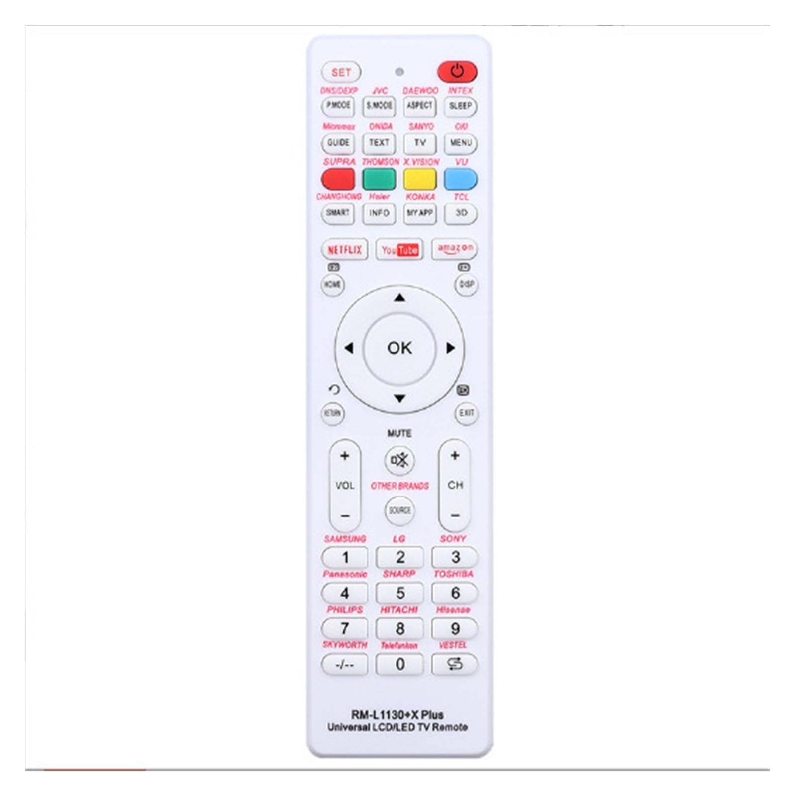 1 szt. Uniwersalny RM-L1130+X Zamienny pilot do telewizora RM-L113+12 RM-L1130+8
