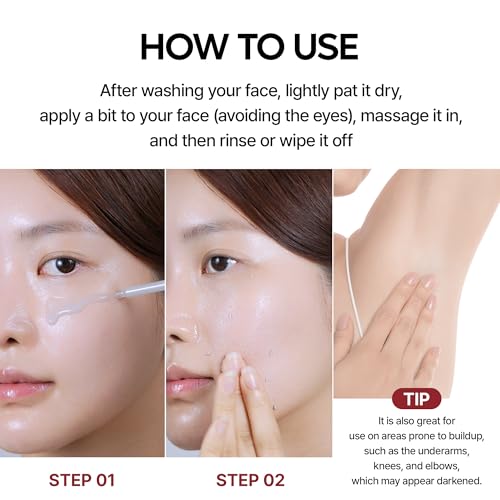 Dr.Melaxin Peel Shot Glow Black Rice Peeling Ampoule 80ml Daily Soft Exfoliating Face and Body Scrub Dead Skin Cells Remover for All Skin Types korean skin care - Image 9