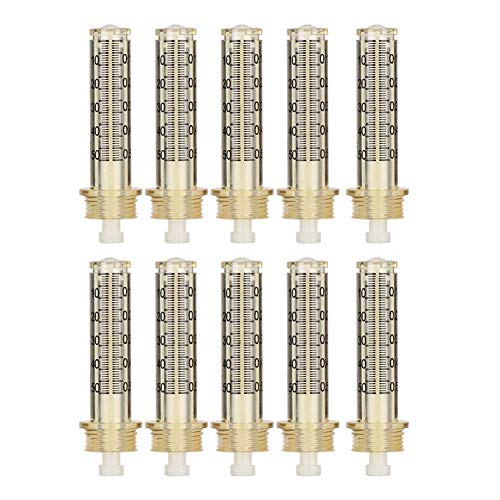 10pcs Ampoule Head, Hyaluronic Acid Pen Accessory, 0.5ml Hyaluronic Acid Injection Pen Accessory Beauty Skin Care Tool for Face Lifting