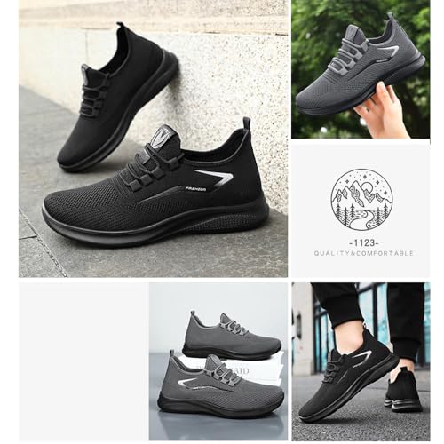 Bowling Shoes Men, Lightweight Walking Shoes - Orthopedic Wide Shoes Arch Support Wide Width Sneakers - Running Basketball Workout Gym4