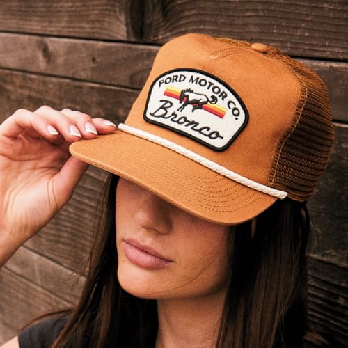 Image of AMERICAN NEEDLE Ford Bronco Patch Unisex Adjustable Snapback Baseball Hat