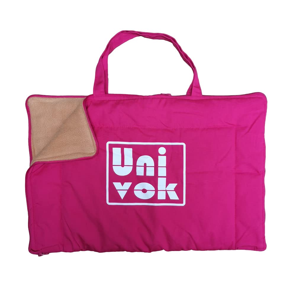 Univok Hundedecke tragbar Hundematte waschbar Hundebett, Neu, tragbare Hundedecke (Magenta)