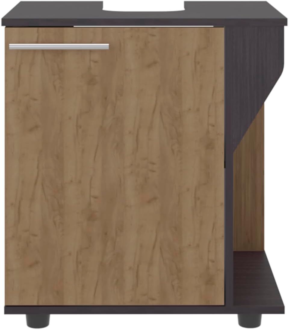 Geelife Phillips Under Sink Cabinet with Double Doors and Open Back for Pipes