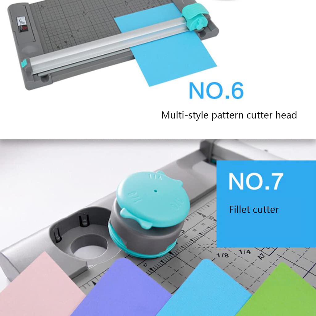 5 in 1 Papierschneidemaschine Multi-Style Musterschneider für Kopf A4 Cutter 5-in-1 Schnittmuster für C