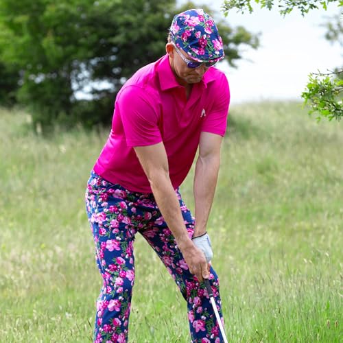 Image of Royal & Awesome Mens Golf Pants, Golf Pants Men Relaxed Fit, Plaid Pants Men