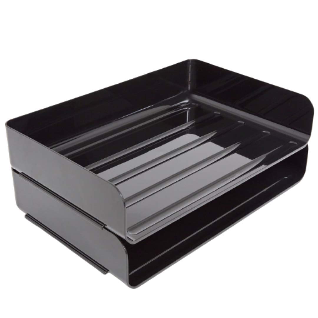 1InTheOffice Stackable Paper Tray Legal, Letter Trays & Stacking