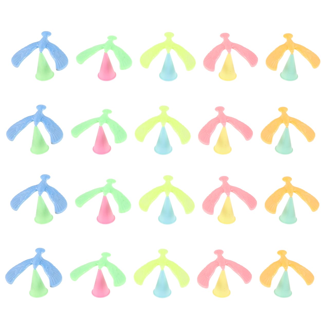 – Beaupretty 20pcs Mini Balancing Eagle Bird Gravity Toys for Boys and Girls Finger Balance Play Desktop Decoration Educational Skill Development