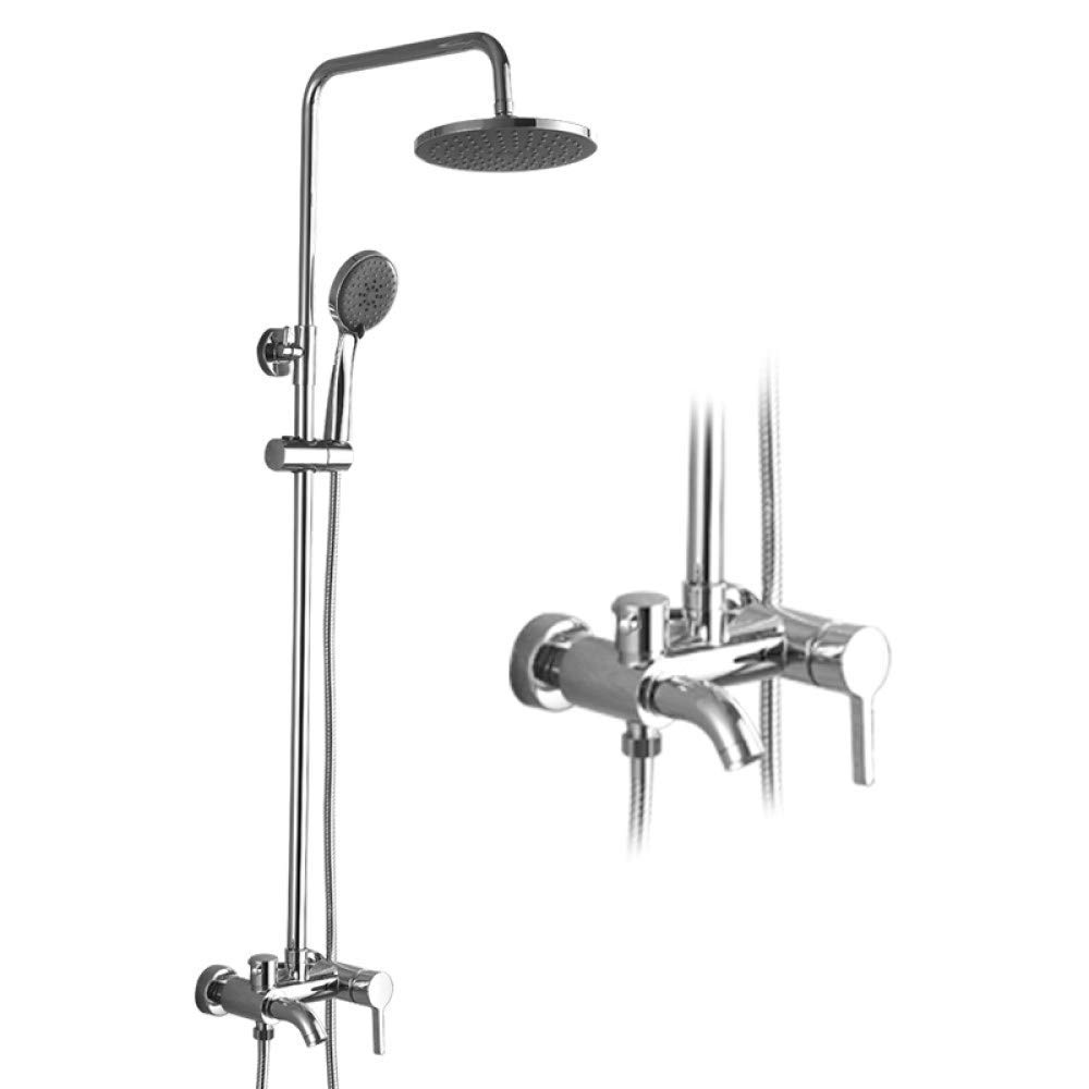 Robinet pommeau de douche pluie et douchette pour rituels bien-être