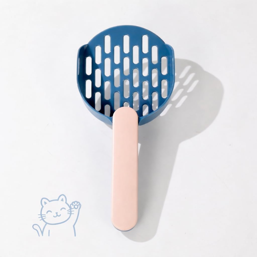Cat Litter Scoop Sifter, Lightweight & Durable Scooper – Compact Modern Colorful Design for Clumping, Pellet & Clay Litter image 2