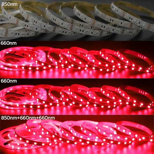Tira LED Terapia Luz Roja 660nm+850nm 5m Flexible miniatura 4