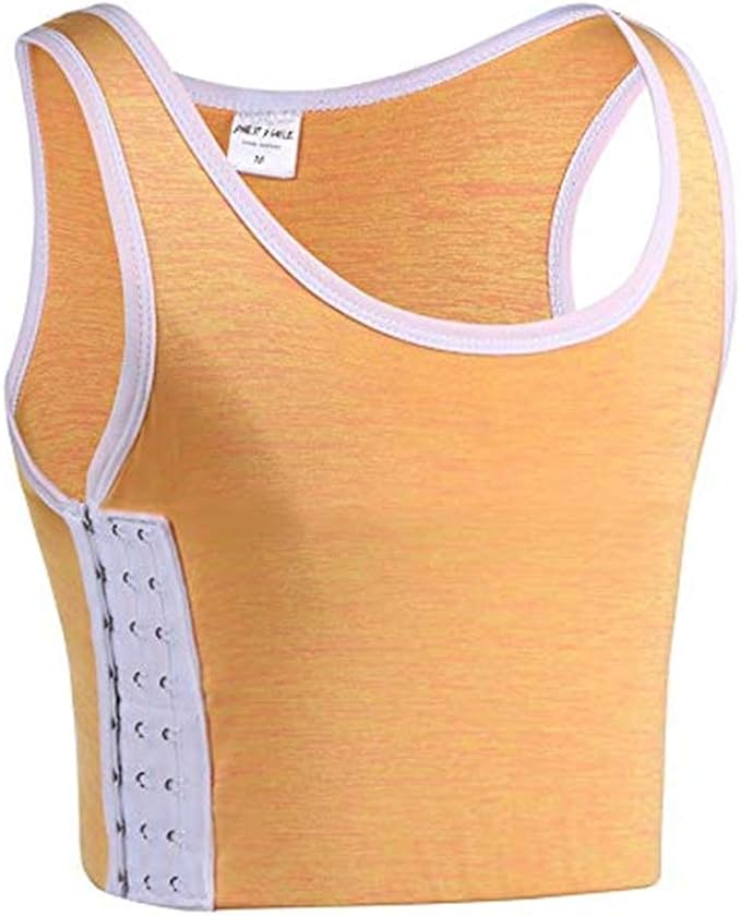Binder Cotton Trans Tomboy - Canotta Corta, Reggiseno Compressivo Per Torace (Taglie S-6XL)