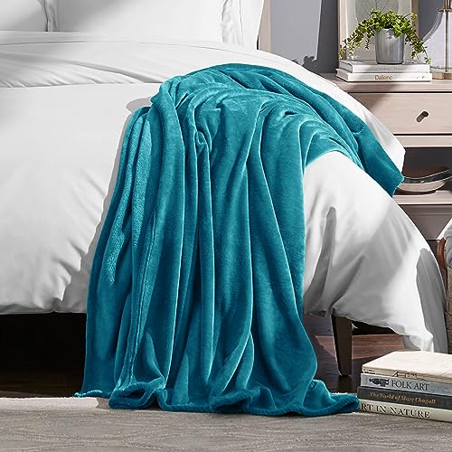 Oxford Homeware Fleece Blanket Sofa Throw Cuddly Reversible Soft Throws for Bed Couch, Settee - Image 3