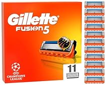 Gillette Fusion5 Blades, Men's Shaving Refills Pack of 11, Precision Trimmer, Anti-Friction Razor