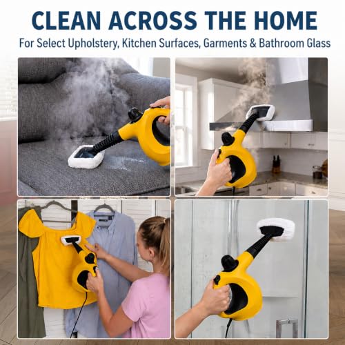 Image of Tidy Monster 12 Pack Microfiber Cloth Covers, Washable Steam Cleaner Accessories Compatible with Bissell Steam Shot 39N7A /39N7V, McCulloch, PurSteam, Wagner & Dupray