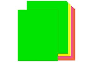 24 Pack Neon Colorboard Sheets for Posters, Presentations, and More