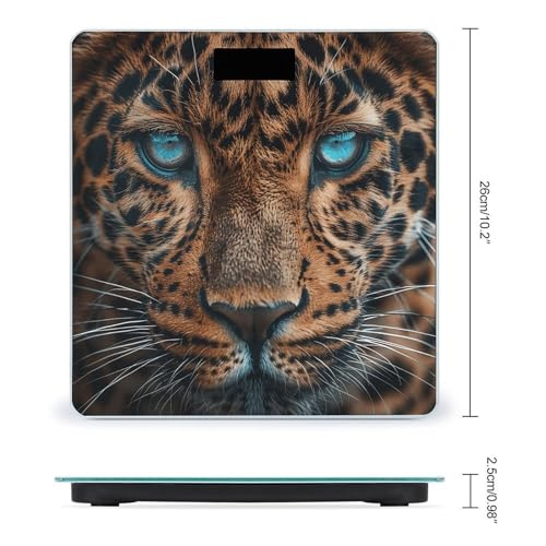 Báscula Digital de Baño con Diseño de Leopardo 400lb miniatura 2