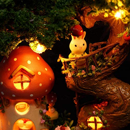 Puppenhaus-Modell, LED-Puppenhaus-Modell Modisch Schön für Geschenke zur Dekoration für Mädchen für Kinder – Bild 7