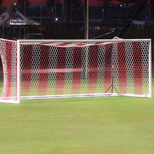 Lujuny Soccer Goal Net 24 x 8 Ft - Full Size Football Training Goal Post Replacement Netting NOT Include Posts Lujuny Soccer Goal Net 24 x 8 Ft - Full Size Football Training Goal Post Replacement Netting NOT Include Posts