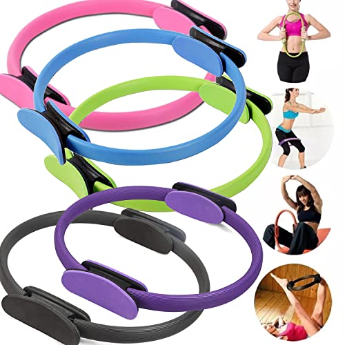 Anel Pilates magic circle Tonificador Círculo Mágico exercícios Roxo 893-PU - Lorben