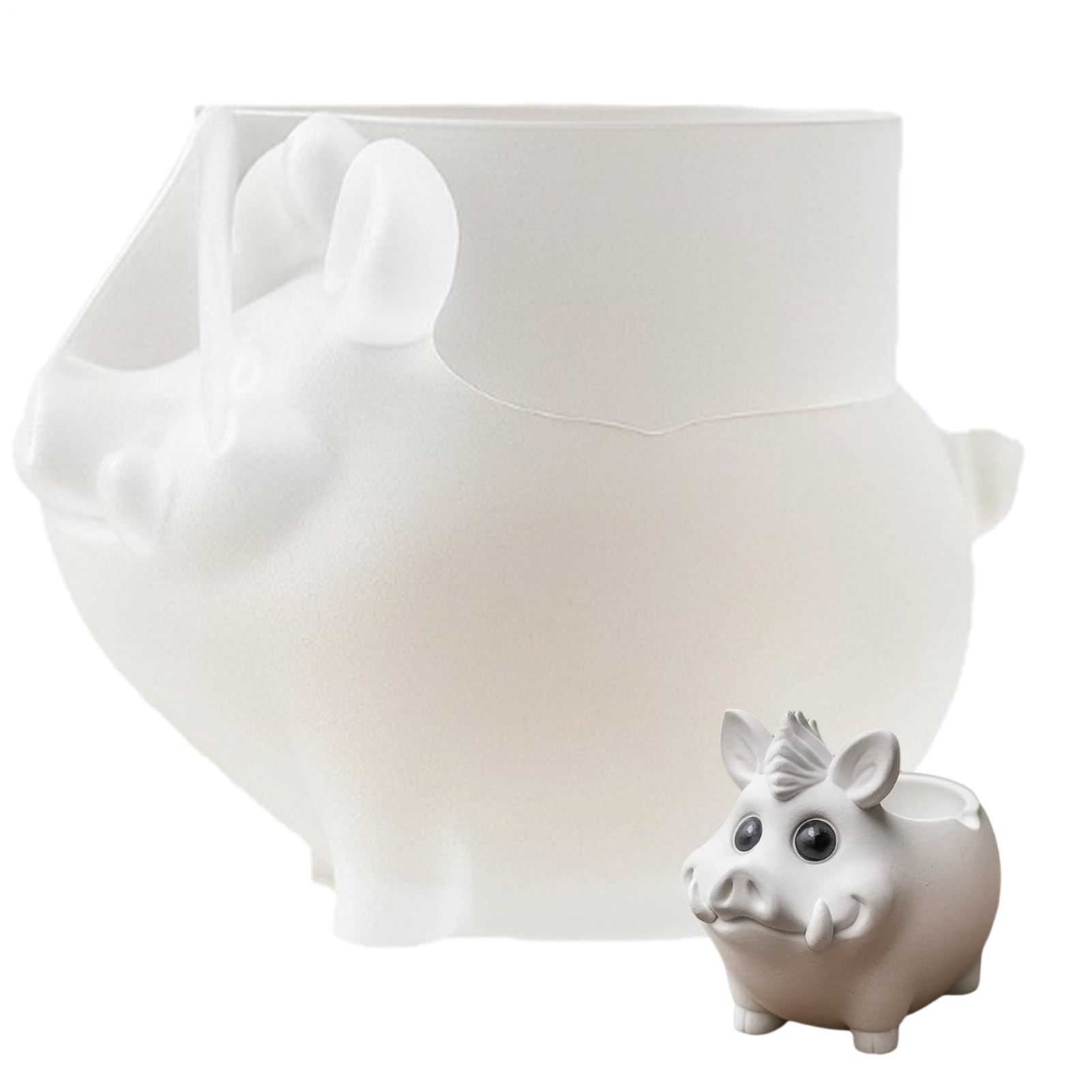 Moule de pot de fleurs en silicone sauvage pour deco de jardin et maison