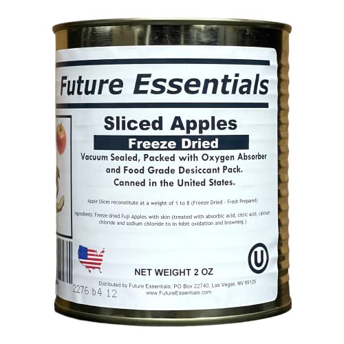 Future Essentials Freeze Dried Kosher Sliced Apples 2 Oz