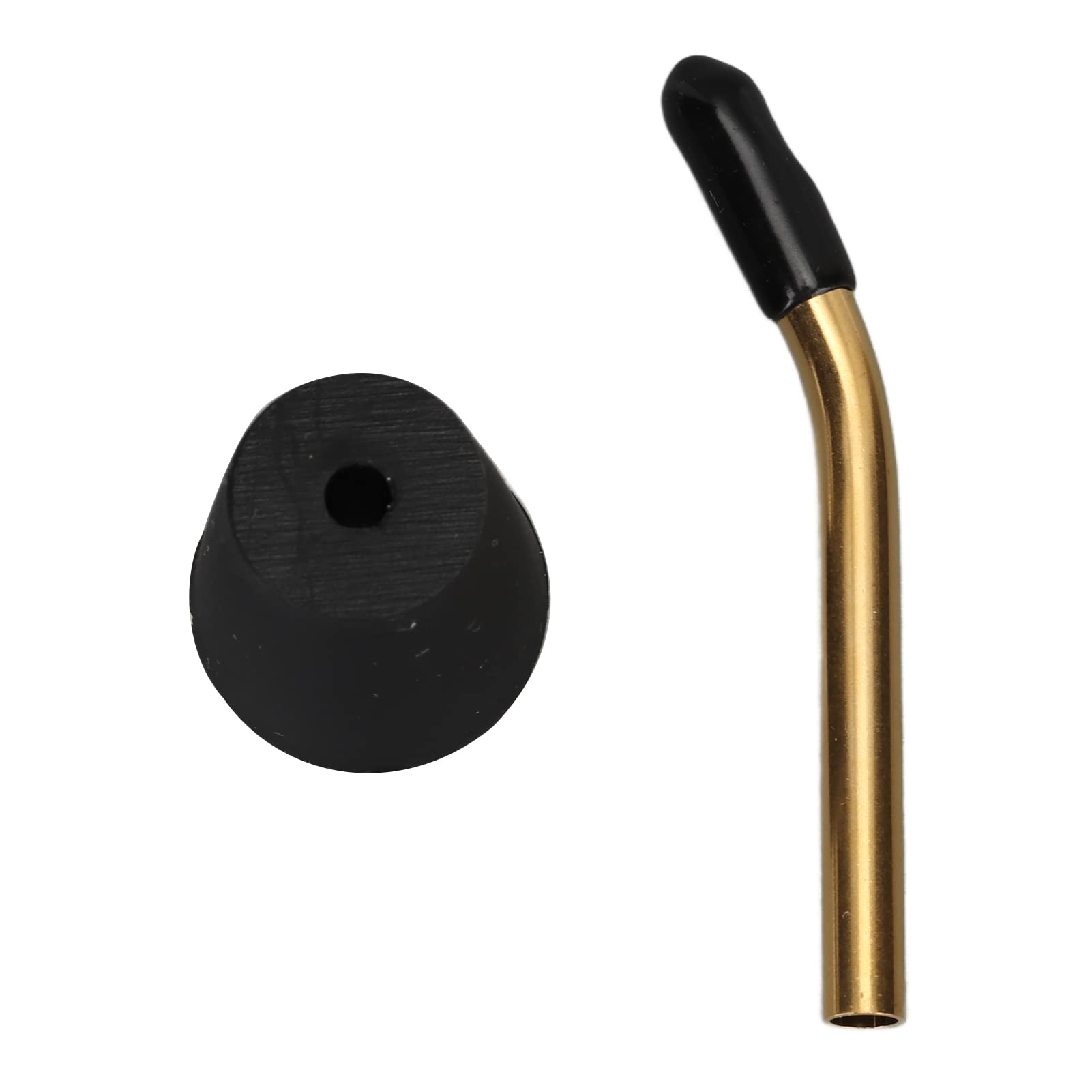 Kettle Spout Extension Nozzle Less Steel Coffee Pot Spout Extender Applicable Outdoor Camping (Black)