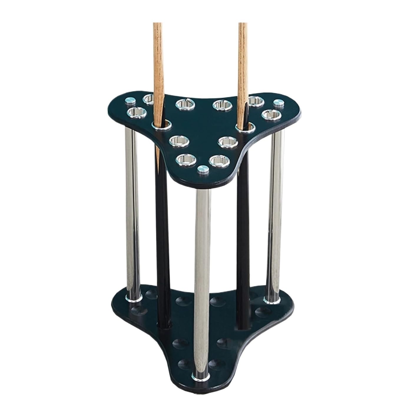 MHbdfsxz Golf Club Organizer For Indoor Outdoor Golf Club Rack Wood Large Clubs Organizer Racks Space Saving Holder Stand Equipment Golf Course Accessories(Black)