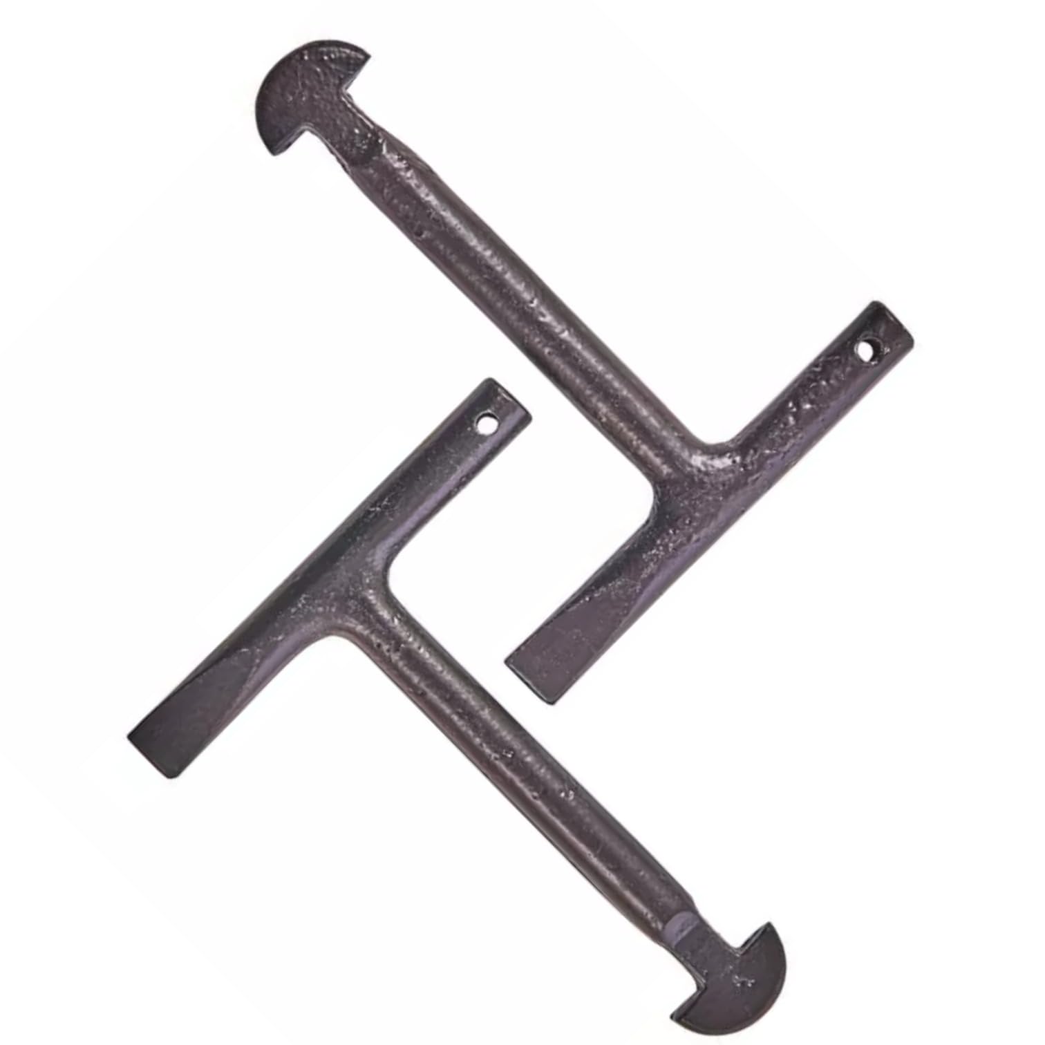 Sizi Light 2 Piece Heavy Duty T-Handle Manhole Cover Lifting Key Set Durable Drain Lid Tools With D-Shaped End Profiles For Duty Covers