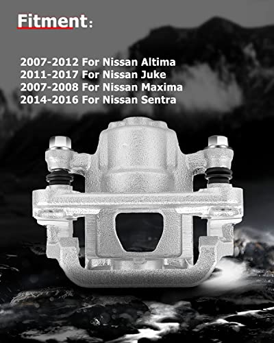Image of cciyu 19-B2780A 19-B2781A Rear Left & Right Brake Calipers Assembly w /Bracket 2007 2008 2009 2010 2011 2012 For Nissan For Altima,2007 2008 For Nissan For Maxima