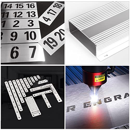 Image of DAJAVE 6061 6x12 Aluminum Sheet 1 /16 Inch Aluminum Plate, Thin Aluminums Sheet Metal 1.5mm Aluminums Metal Plate with Protective Film, Finely Polished and Deburred, for Crafting, Industry