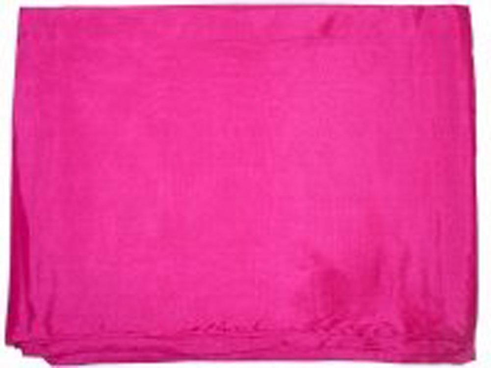 Solid Silk Cowboy Western Wild Rag Bandana, Pink, Large