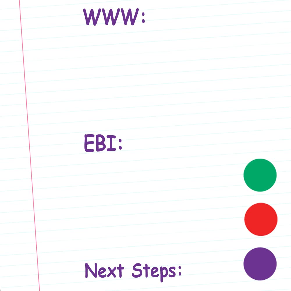 Large WWW / EBI / Next Steps School Stamp - 30x70mm. Choice of Ink Colour (Red)*