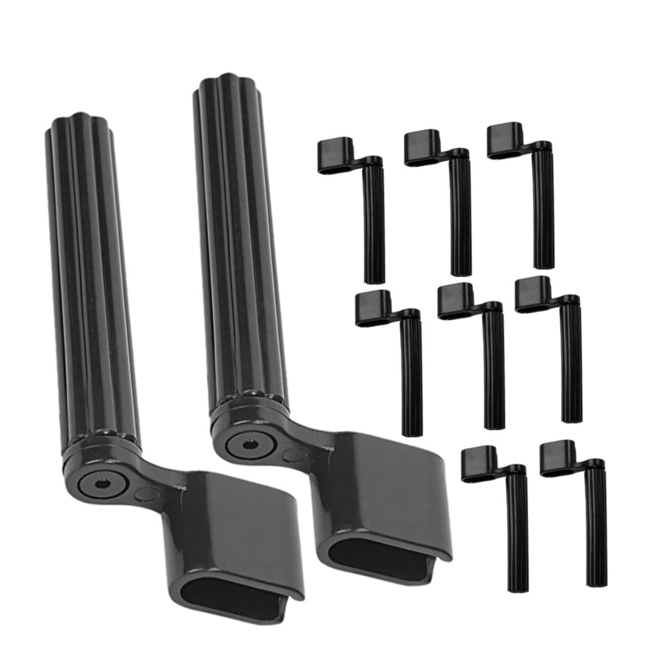 Yardwe 10pcs Guitar Peg Winder Tool Set for Strings Tuner Peg Winder for Guitars and Ukuleles