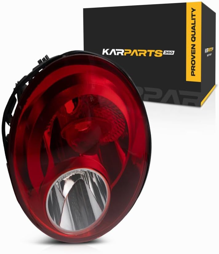 KarParts360 For Volkswagen Beetle Tail Light Assembly 2006 07 08 09 2010 Driver Side For VW2818110 | 1C0 945 095 M