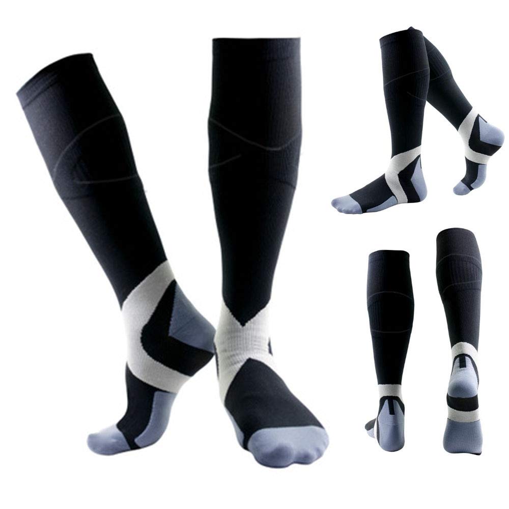 Calze A Compressione 2 Paia - Uomo E Donna, Per Sport, Viaggi E Corsa - Foto 2