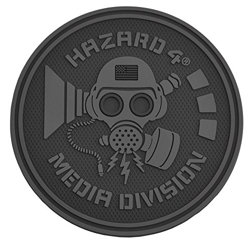 HAZARD 4 Media Division Rubber Patch - Black