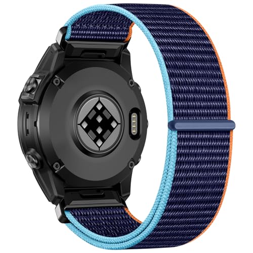 IMIVIO 22mm �N�C�b�N�t�B�b�g�o���h Garmin Fenix 8 47mm�o���h�Ή� �i�C�����X�|�[�c�����p�o���h Tactix 8 AMOLED 47mm/Fenix E/7 Pro/7/6/6 Pro/5/Forerunner 965/95