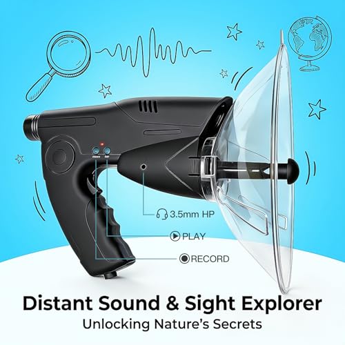 image for HAUSBELL Parabolic Listening Device for Adventure – Bionic Ear Elect