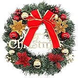 Ghirlanda Natalizia Ghirlande Natalizie per Porta D'ingresso Corona di Natale con Frutti di Pino e Bacche Corona Natalizia per Porta per la Caminetto Decorazione da PareteGhirlanda Natalizia Ghirlande
